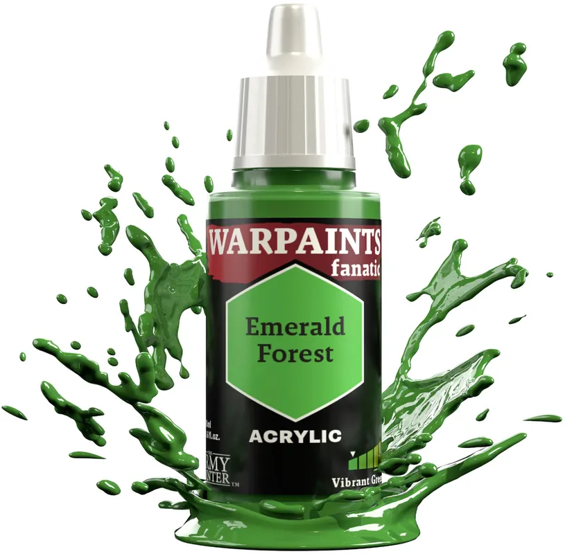 Nejlepší Cena The Army Painter Warpaints Fanatic: Vibrant Greens, Emerald Forest (18 ml)