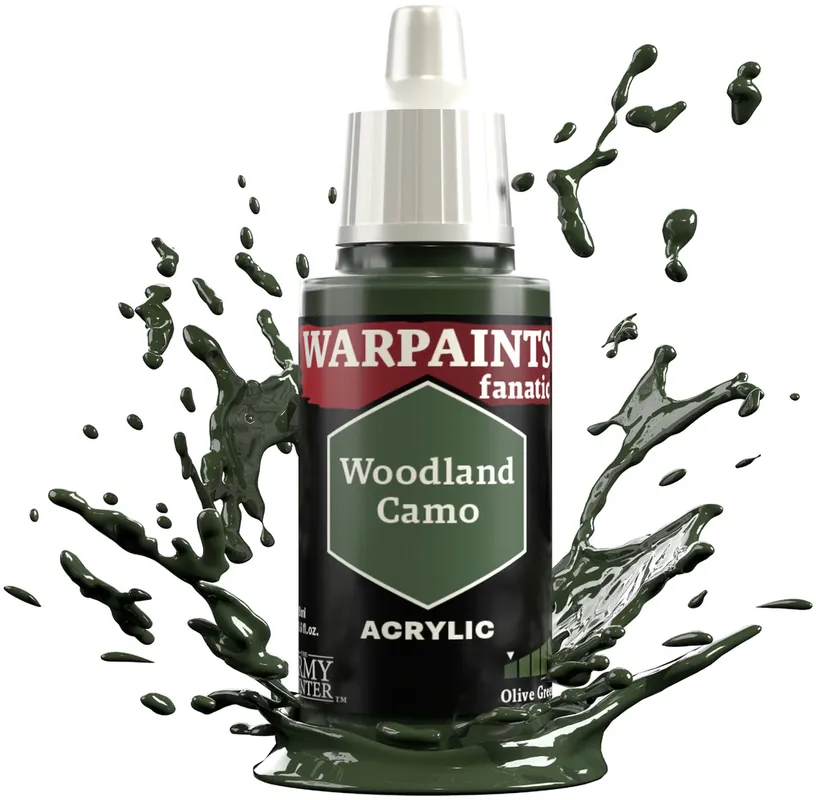 The Army Painter Warpaints Fanatic: Olive Greens, Woodland Camo (18 ml) Horká Nabídka