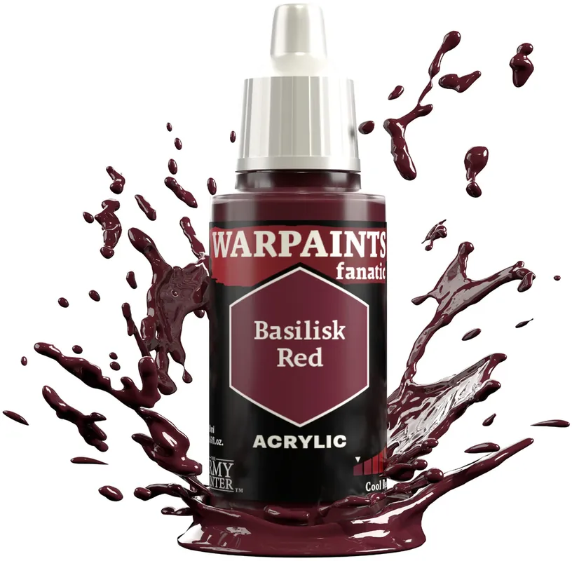The Army Painter Warpaints Fanatic: Cool Reds, Basilisk Red (18 ml) Expresní Doručení