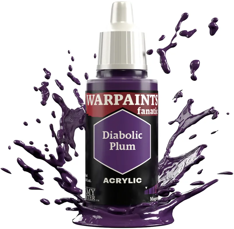 Cenově Výhodný The Army Painter Warpaints Fanatic: Magentas, Diabolic Plum (18 ml)