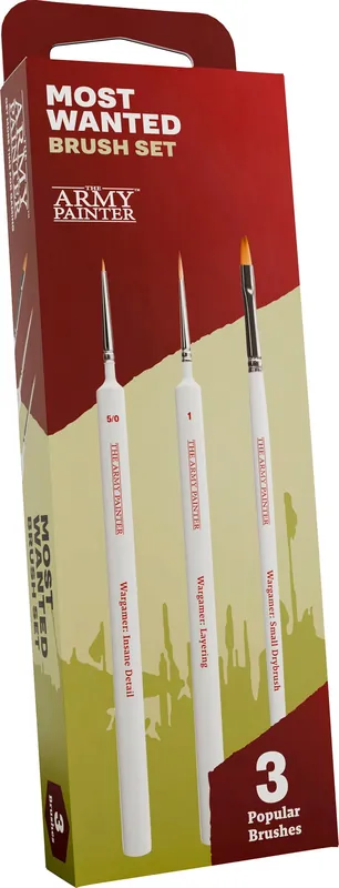 The Army Painter Most Wanted Brush Set Zlevněný