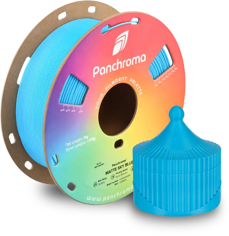 Polymaker Panchroma™ PLA Matte Sky Blue, 1,75 mm / 1000 g Horká Nabídka