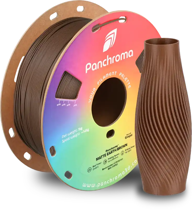 Polymaker Panchroma™ PLA Matte Earth Brown, 1,75 mm / 1000 g Objednat Nyní