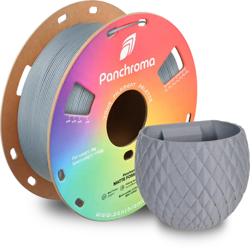 Polymaker Panchroma™ PLA Matte Fossil Grey, 1,75 mm / 1000 g Nízká Cena