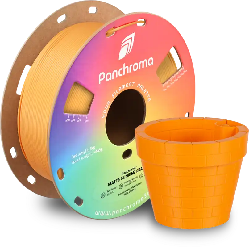 Hit Sezóny Polymaker Panchroma™ PLA Matte Sunrise Orange, 1,75 mm / 1000 g