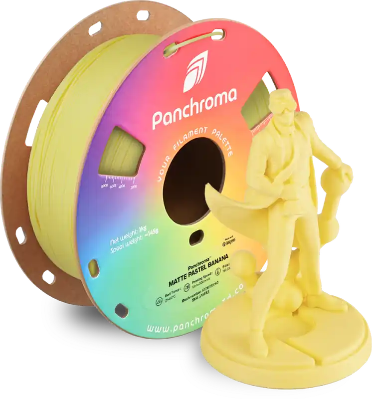 Polymaker Panchroma™ PLA Matte Pastel Banana, 1,75 mm / 1000 g Bezpečná Platba