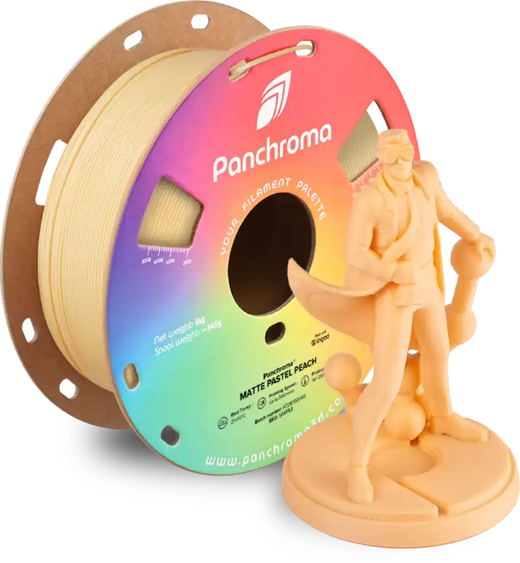 Super Cena Polymaker Panchroma™ PLA Matte Pastel Peach, 1,75 mm / 1000 g