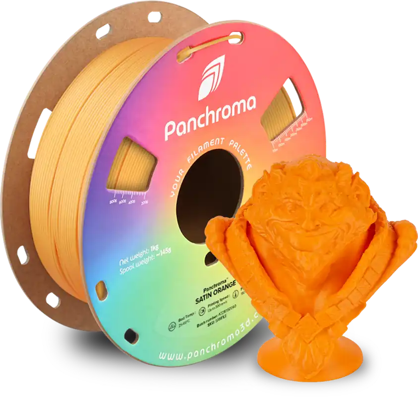 Originální Polymaker Panchroma™ PLA Satin Orange, 1,75 mm / 1000 g