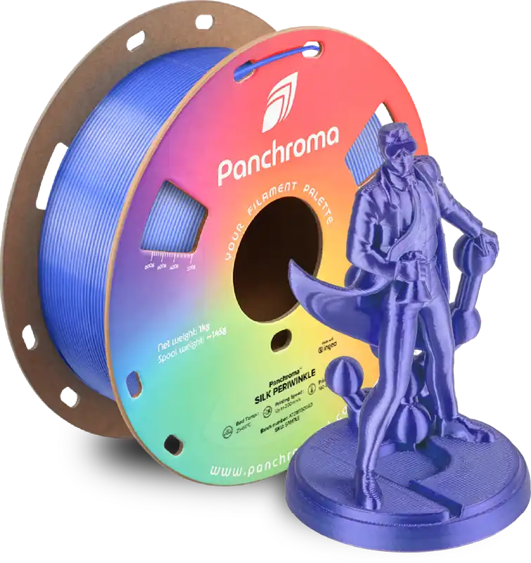 Polymaker Panchroma™ PLA Silk Periwinkle, 1,75 mm / 1000 g Poslední Šance