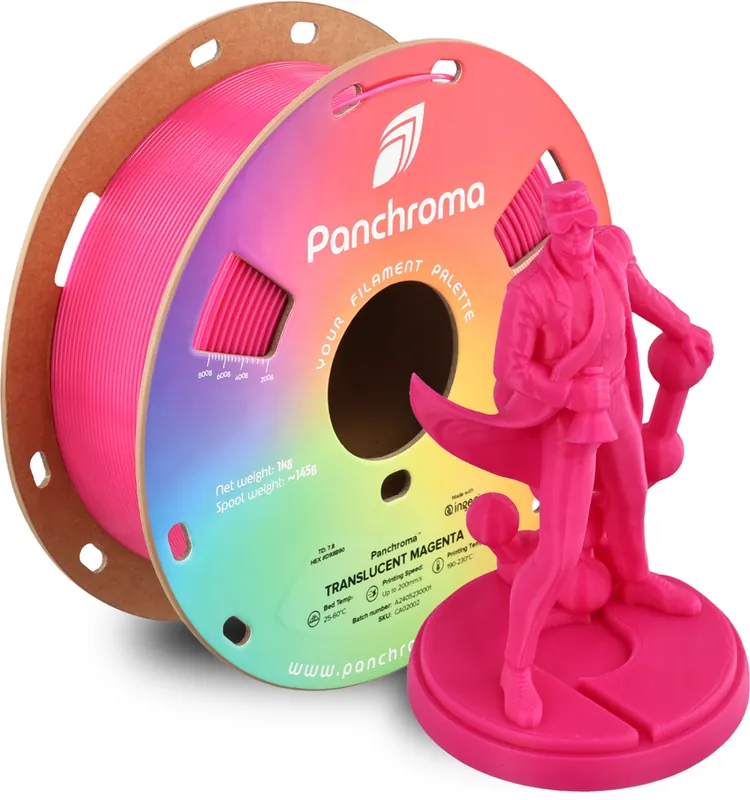 Polymaker Panchroma™ PLA Translucent Magenta, 1,75 mm / 1000 g Koupit Online