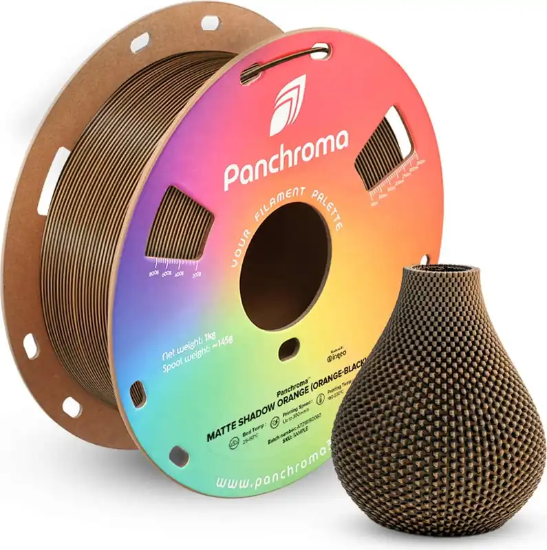 Jen Po Omezenou Doba Polymaker Panchroma™ PLA Dual Matte Shadow Orange (Orange-Black), 1,75 mm / 1000 g