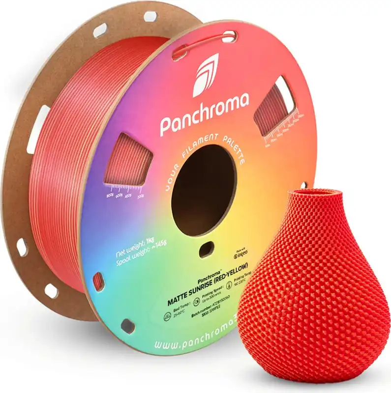 Výprodej Polymaker Panchroma™ PLA Dual Matte Sunrise (Red-Yellow), 1,75 mm / 1000 g