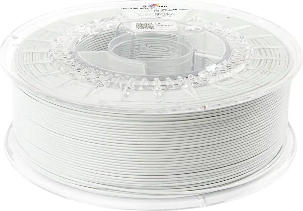Spectrum PETG Premium High Speed Light Grey, 1,75 mm / 1000 g Přímo Od Výrobce