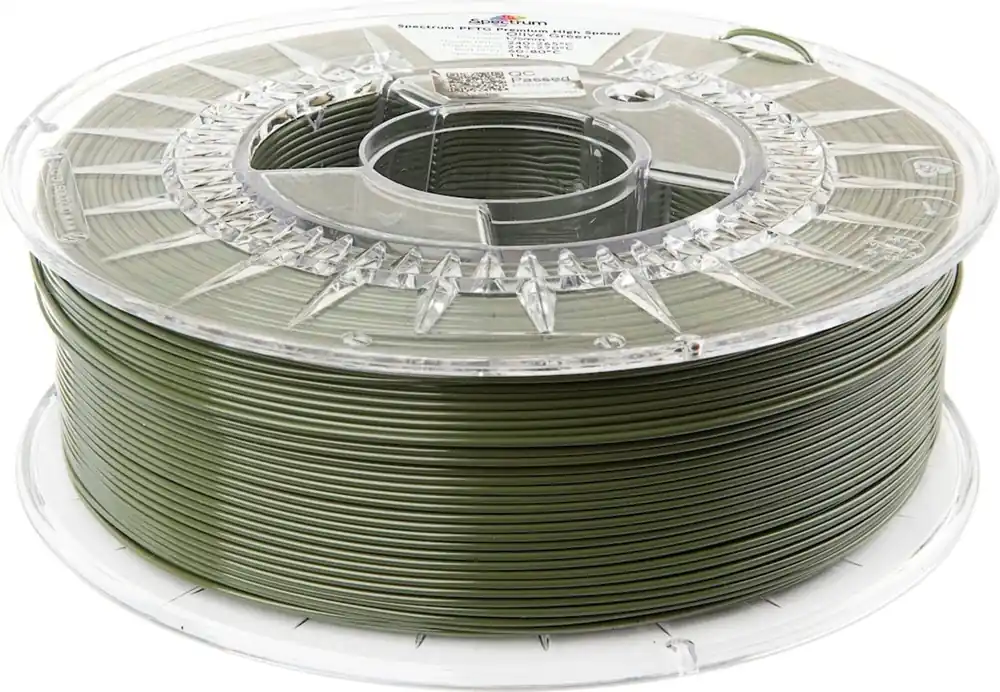 Speciální Cena Spectrum PETG Premium High Speed Olive Green, 1,75 mm / 1000 g