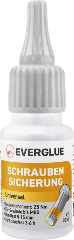 Cenově Výhodný Everglue Lepidlo k zajištění šroubů, Střední (20 g)