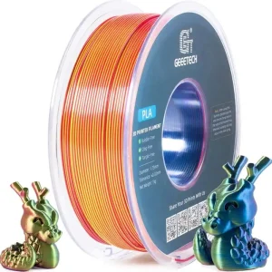 Cenově Výhodný GEEETECH PLA Silk Tri-Color Red+Yellow+Blue, 1,75 mm / 1000 g