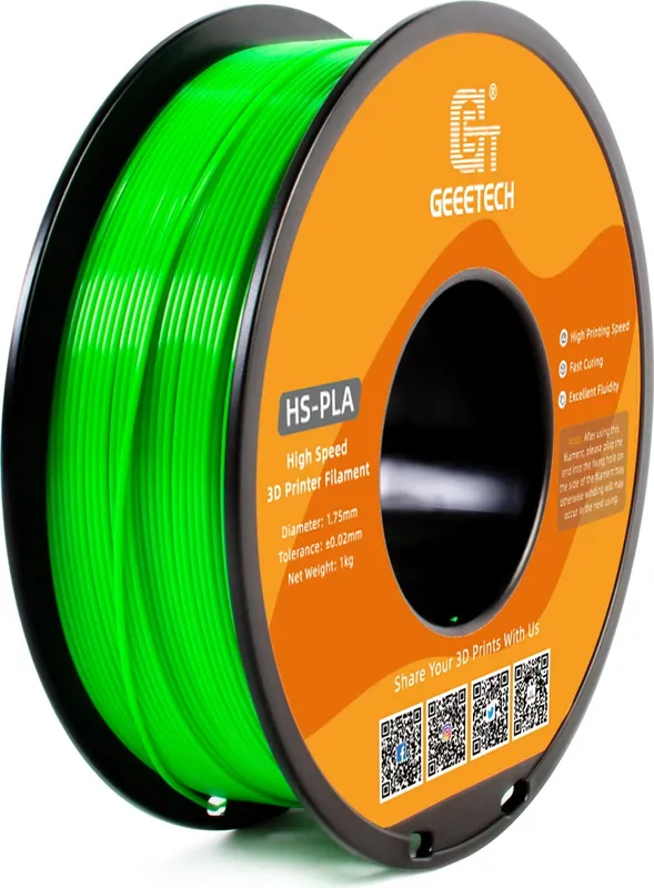Finální Výprodej GEEETECH HS-PLA Green, 1,75 mm / 1000 g