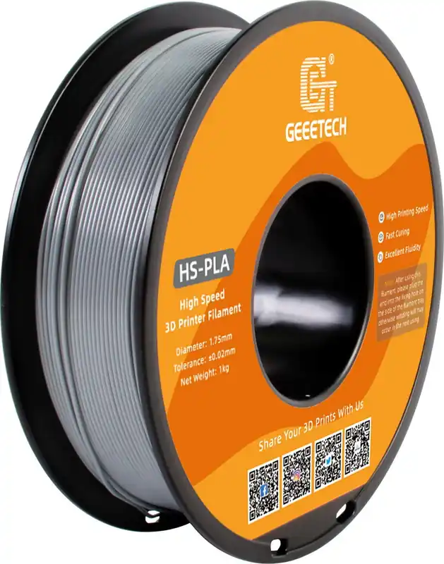 Zlevněný GEEETECH HS-PLA Silver, 1,75 mm / 1000 g