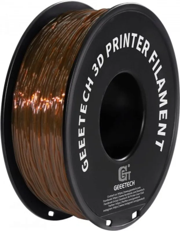 GEEETECH TPU Transparent Brown, 1,75 mm / 1000 g Ověřený