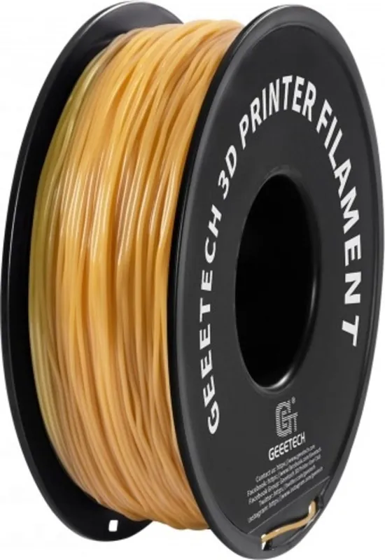 GEEETECH TPU Transparent Gold, 1,75 mm / 1000 g Top Prodej