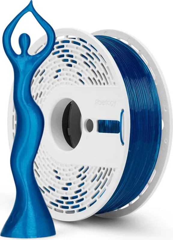 Koupit Online Fiberlogy HS PLA Clear Turquoise, 1,75 mm / 850 g