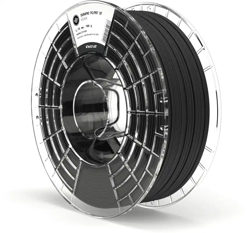 Extrudr DuraPro PC/PBT CF Black, 1,75 mm / 700 g Speciální Cena