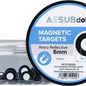 AESUB AESUBdots retro reflective magnetic, 6 mm Sezónní Sleva