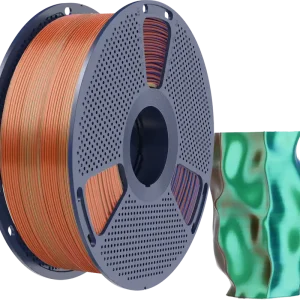 SUNLU Silk PLA+ Tri-Color Orange Blue Green, 1,75 mm / 1000 g Přímo Od Výrobce