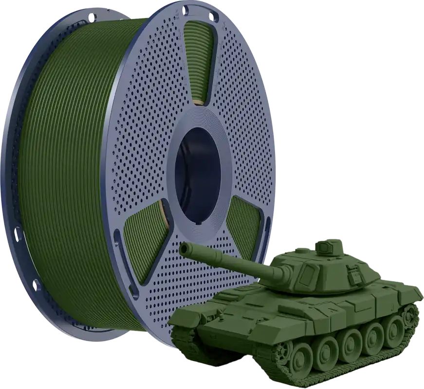 SUNLU High-Speed PLA+ Olive Green, 1,75 mm / 1000 g Dokud Zásoby Vydrží