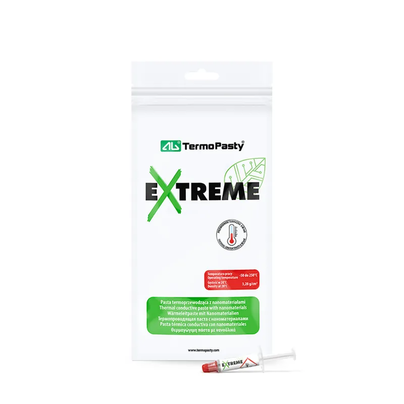 Novinka TermoPasty AG eXtreme teplovodivá pasta, 3 g injekční stříkačka
